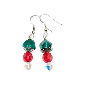 Christmas Holiday Swarovski Crystal Earrings